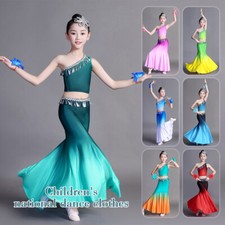 Minority Peacock Dance National Costumes Girls Classical Dance Wrap Hip Skirt