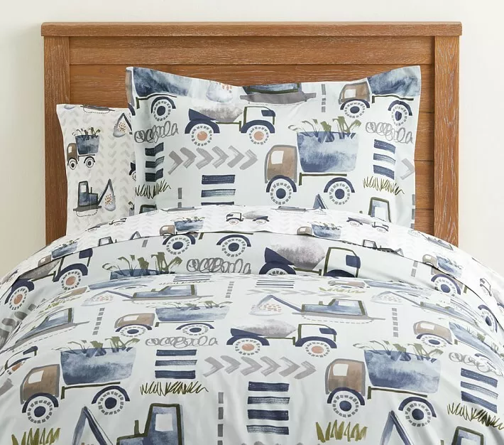 Pottery barn 2025 construction bedding