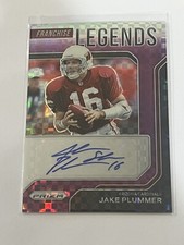 Jake Plummer Auto (#'d /25) 2021 Prizm Franchise Legends Purple Power #FLS-JP