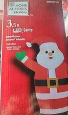 3.5 ft. LED Santa Christmas AirBlown® Inflatable New!!
