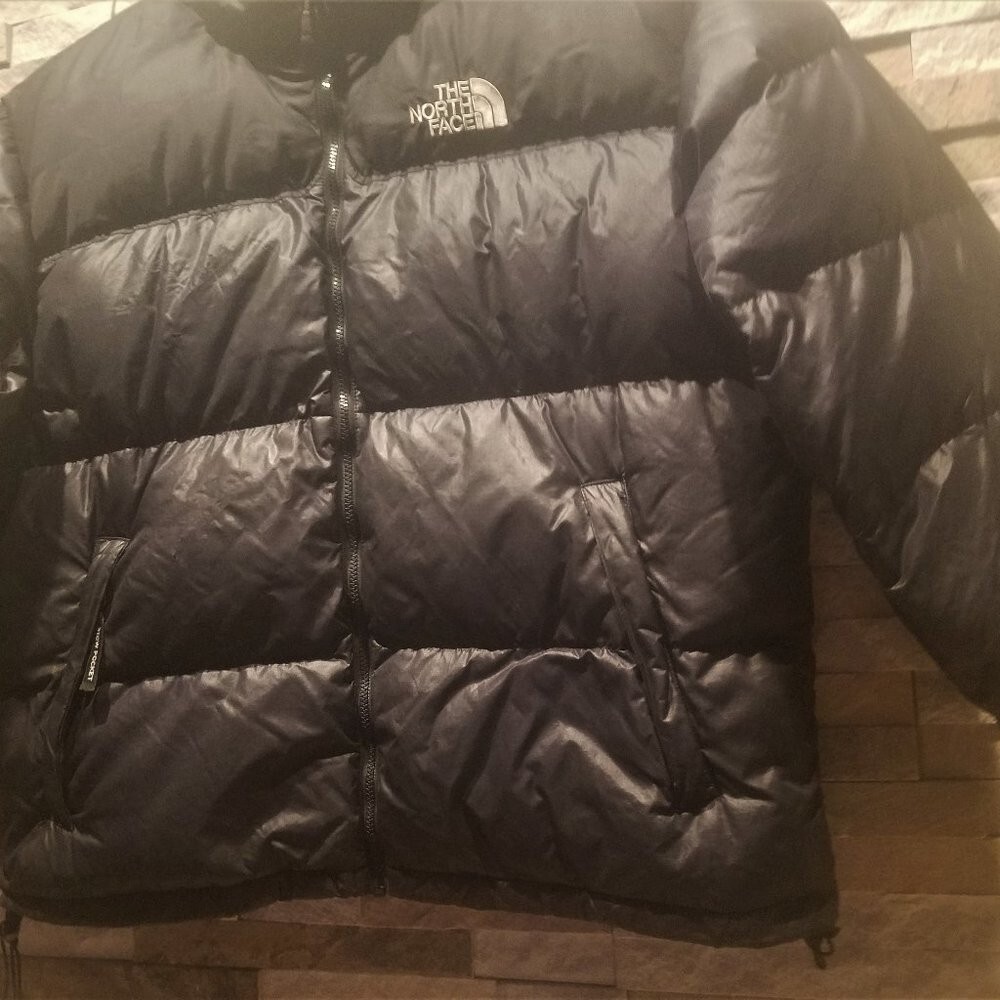 North Face Mens 2X XXL Black Retro 96 Nuptse Puffer Jacket 700