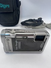 Olympus Digital Camera Stylus Tough 8010 14MP Silver W/ Case 10m/33  Waterproof