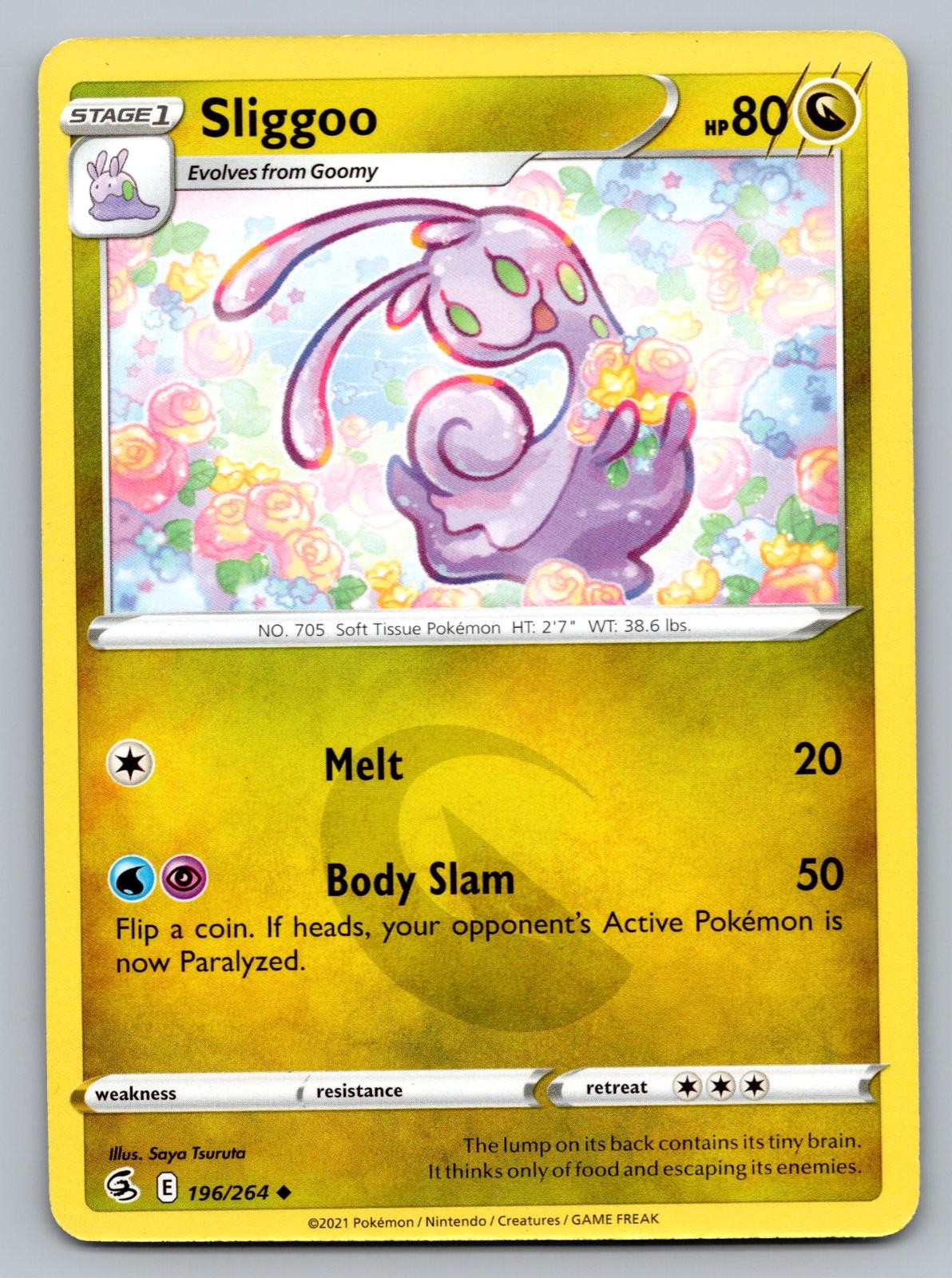 Sliggoo 196/264 Uncommon Fusion Strike Pokemon Lightly Played