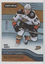 2019 Upper Deck Synergy Exceptional Beginnings Orange /399 Max Jones #EB-9 f7r