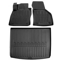 Gummimatten FußMatten Kofferraumwanne FüR VW Golf 7 Variant 2012-2020 3D Schalen