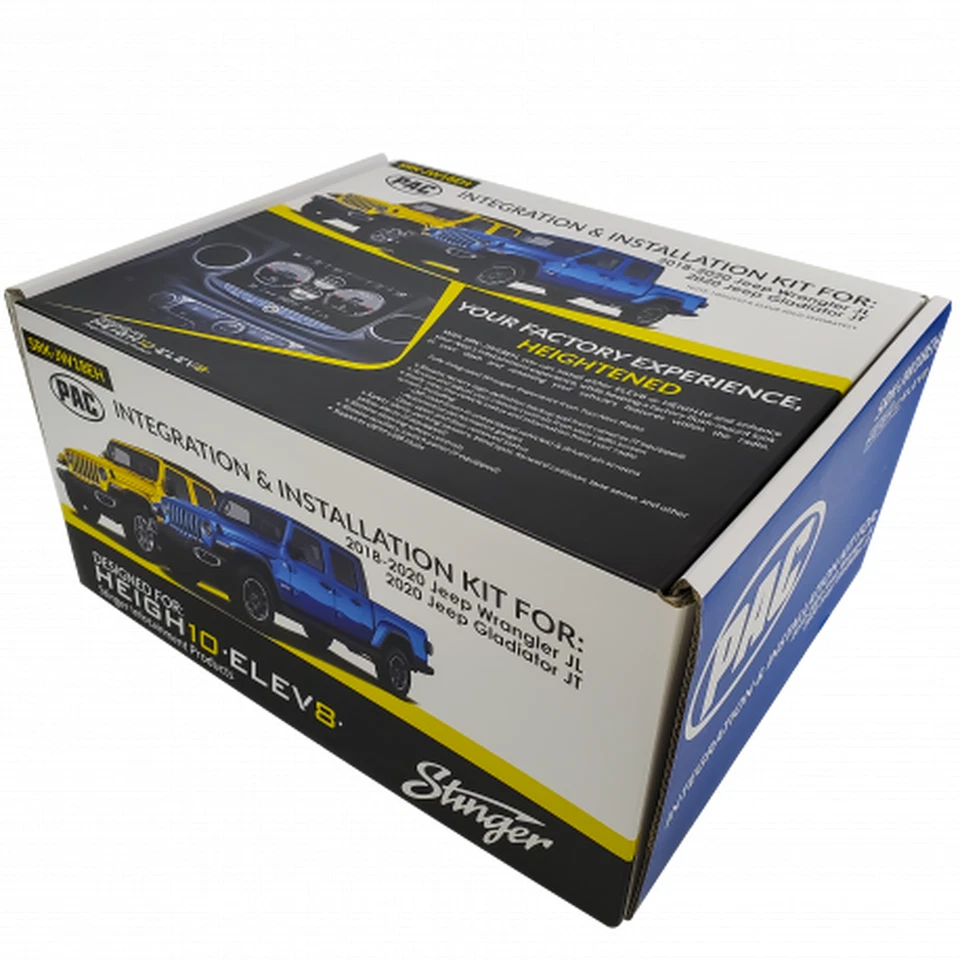 PAC SRK-JW18EH HEIGH10 Radio Dash Kit for 2018-Up Jeep Wrangler JL JT - Image 4 of 4