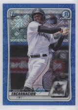 2020 Bowman Chrome Prospects Mega Box Blue Mojo Refractor Jerar Encarnacion a8r