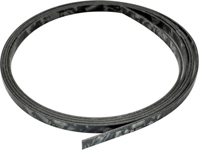 Kunststoff Gitarrenbindung Binding 1650 x 6 x 1,5 mm, Black Pearl