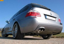 EISENMANN Edelstahl Sportauspuff BMW 5er Touring E61 LCI 530i 530 xi links 2x83
