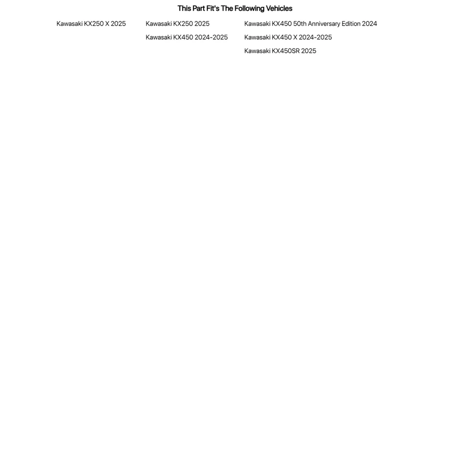 Works Connection MX Skid Plate For Kawasaki KX450 50th Anniversary Edition 2024 - Image 2 of 2