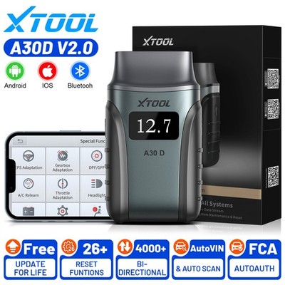 XTOOL Anyscan+ A30D V2.0 Bluetooth Vollsystem OBD2-Scanner Bidirektionales Scan