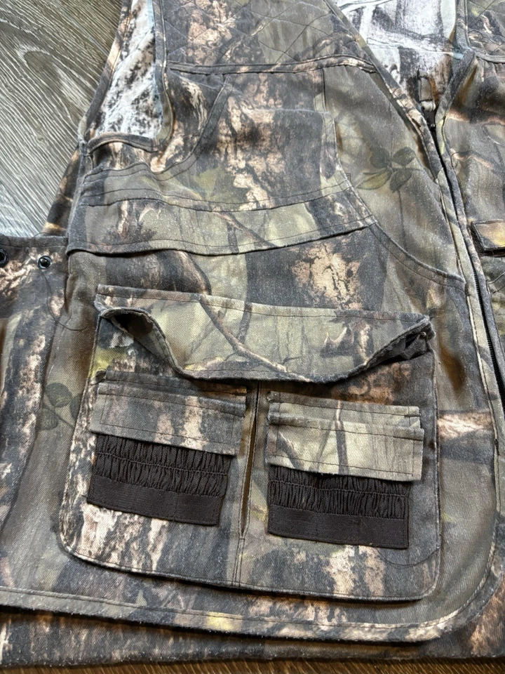 Vintage Master Sportsman Camo Fishing Hunting Outdoor Vest Mens XL - Image 3 of 4