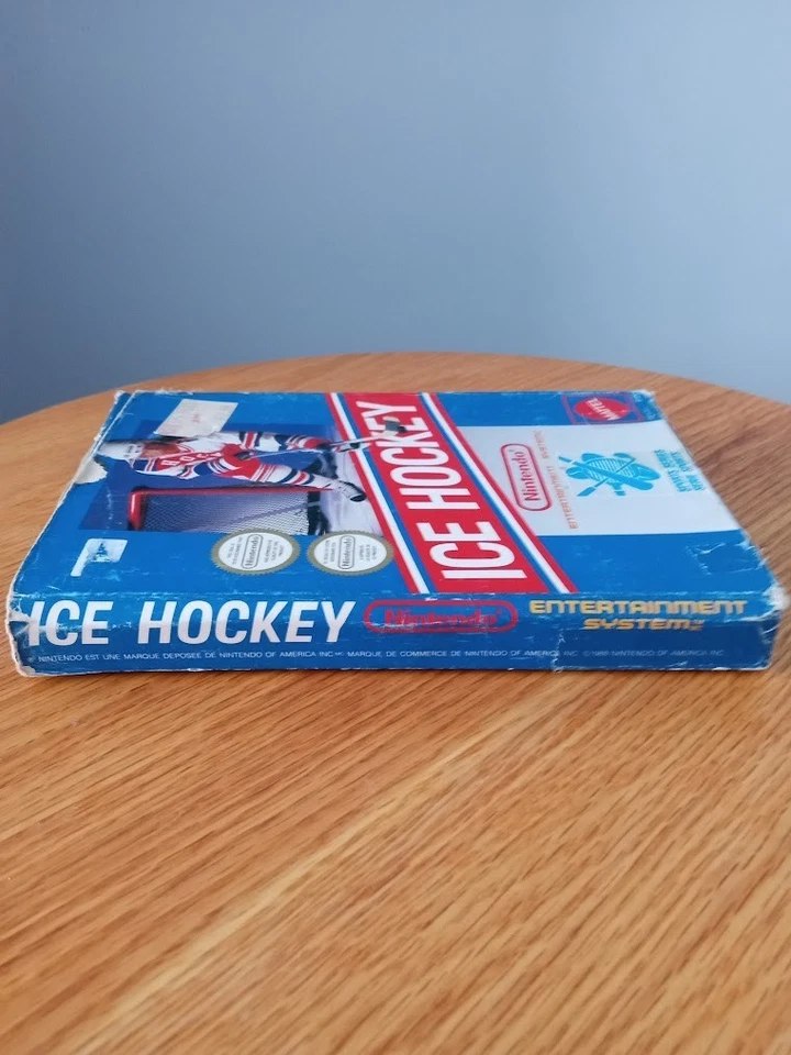 Ice Hockey (Nintendo NES) with Original Box - Tested - Authentic - Clean Cart - Image 3 of 4
