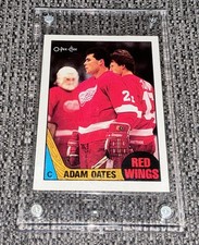 1987-88 Topps - Adam Oates #123 Rookie Card. rookie card picture