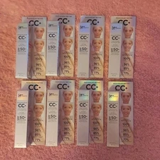 It Cosmetics CC+ Your Skin But Better LIGHT 50 SPF Foundation Travel Size x 8