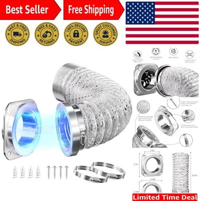 Magnetic Dryer Vent Coupling DV180, Dryer Vent Connector Airtight Seal Kit Easy