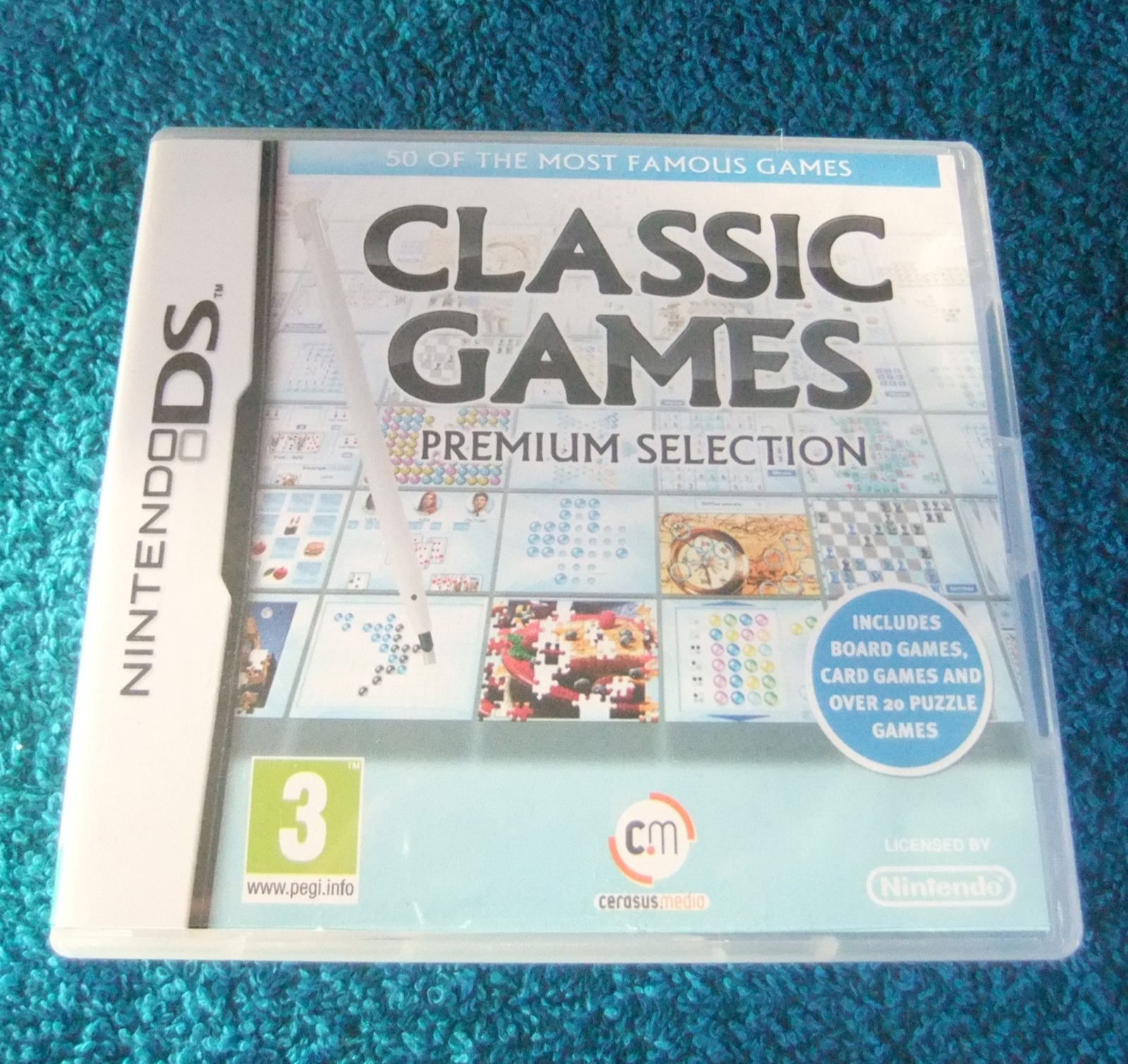 CLASSIC GAMES PREMIUM SELECTION - NINTENDO DS GAME * COMPLETE *