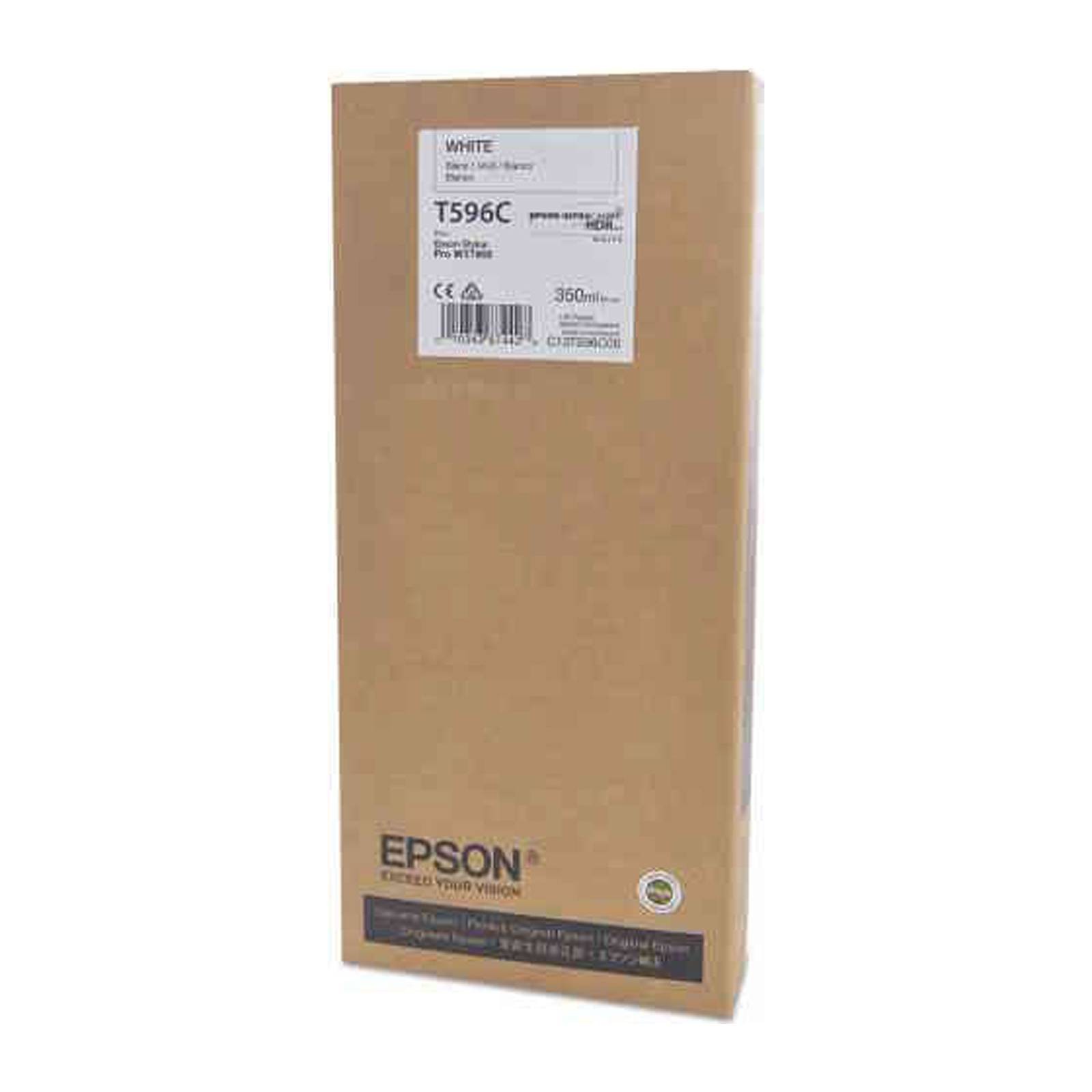 Original Epson T596C White Ink Cartridge (C13T596C00)