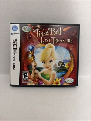 Disney Fairies: Tinker Bell and the Lost Treasure Nintendo DS, 2009 CIB W/Poster