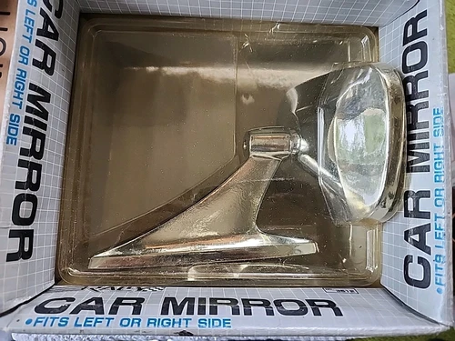 Vintage Rally Universal Custom Oblong Car Side Mirror Replacement #3512