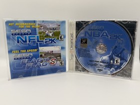 SEGA Dreamcast Games Sega Sports NBA 2K & 2K1 w/ Manual Untested Good Condition 