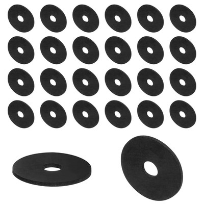 30Stk Gummi Unterlegscheiben Gummi Abstandshalter 25mm AD 6,2mm ID 1,5mm Höhe Ru