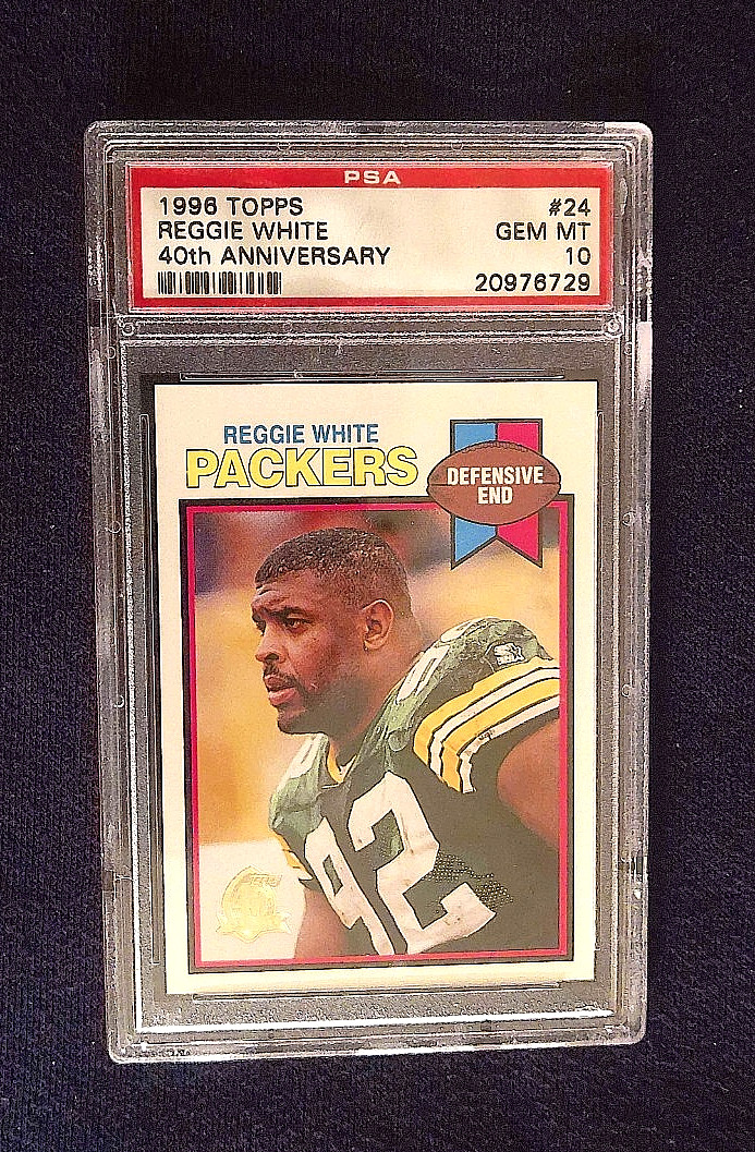 1996 Topps Reggie White 40th Anniversary #24 PSA 10