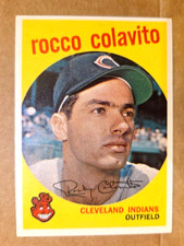 1959 Topps Rocco Colavito #420 Cleveland Indians - Ex/NrMt Centered