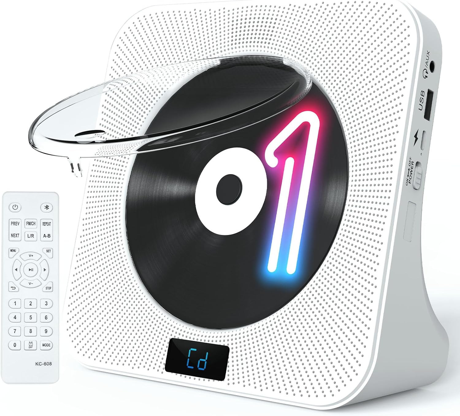 Portable With Bluetooth -  Cd Players For Home With Hifi Spe