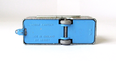 Vintage Lesney Matchbox #74 Mobile Canteen Light Blue Base Gray