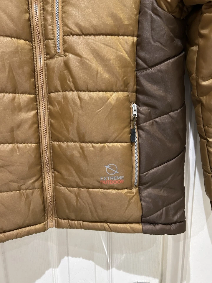 Everlast Himalayan Extreme Padded Jacket, Brown. Brand New With Tags. Size M - Image 3 of 4