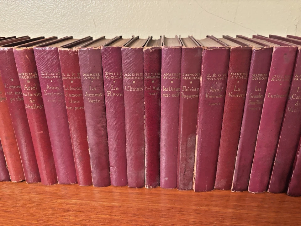 48 RARE COLLECTION Vintage 40's ERA BOOKS in FRENCH CLASSICS LOT LADY CHATTERLEY - Image 3 of 4