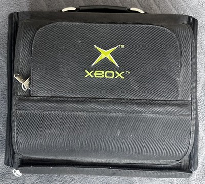 Vintage Naki XBox Original Console Carry Bag W/ 8 games & wires included!!