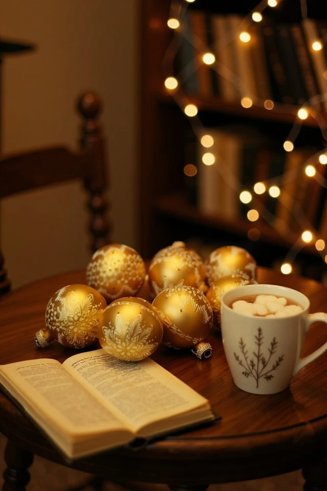 Weihnachtskugeln Baumschmuck handbemalt mit Wachs Christbaumkugel - Bild 2 von 4