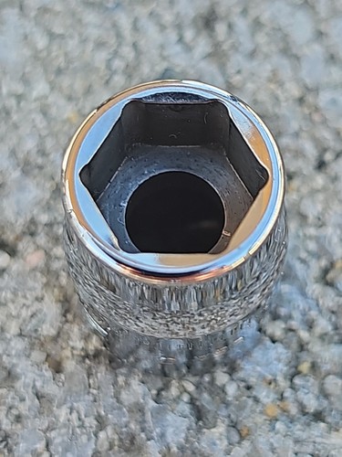 Snap-on Tools FSM111 Shallow Chrome Metric Socket 11MM 6PT 3/8" Drive USA - Foto 7 di 8