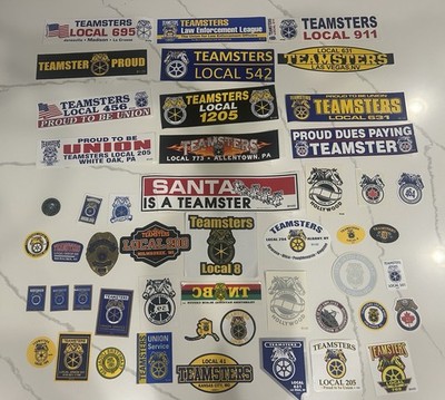International Brotherhood of Teamsters Pins & Decals Collection ￼