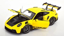 Norev 2022 PORSCHE 911 992 GT3 RS COUPE RACING YELLOW Dealer Edition 1:18*New!