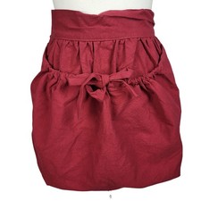 Harvest Produce Apron One Size Tie Back Red Garden Apple Picking New