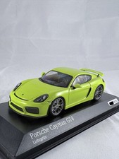Porsche Cayman GT4 verde chiaro CA04316075 Cartima Minichamps 1:43