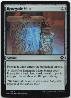 Renegade Map - Aether Revolt - Foil Common - Magic: The Gathering