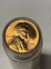 1952 D Lincoln Wheat Cent Penny Roll - 50 GEM BU RED Coins - in a Tube