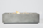 Concrete Propane Fire Pit Table: Outdoor Oasis