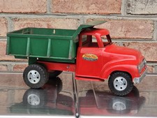 1955 Tonka Dump Truck Original Paint 13” Long No. 180-4 Red & Green