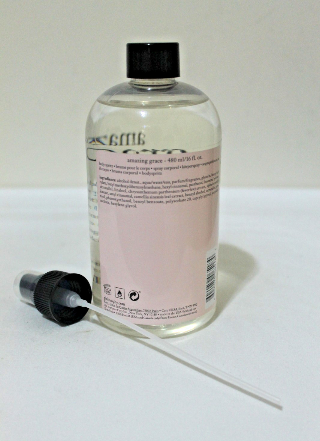 Philosophy Amazing Grace Body Spritz 16 fl. oz. (Pump Included) New, Sealed