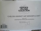 Department 56 Village Series W/ Box Chelsea Market Hat Monger & Cart — photo 7