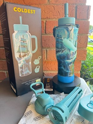 2DAY SALE RARE Coldest 36oz SHIP IN A BOTTLE , Leak proof  NIB HARD TO FIND