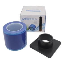 Dental Barrier Film Roll Tape Blue 4" x 6" 1200 Sheets for Dental,Tattoo and ...