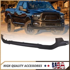 Fits For RAM 2500 3500 19-24 Front Bumper Lower Grille Molding Trim Matte Black
