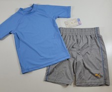 Tommy Bahama Shirt with Puma Pull-On Shorts Set Boy's 4T Summer Casual
