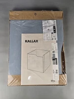 IKEA KALLAX Insert With Door, Wave Shaped Light Grey Blue 33x33 cm Brand NEW